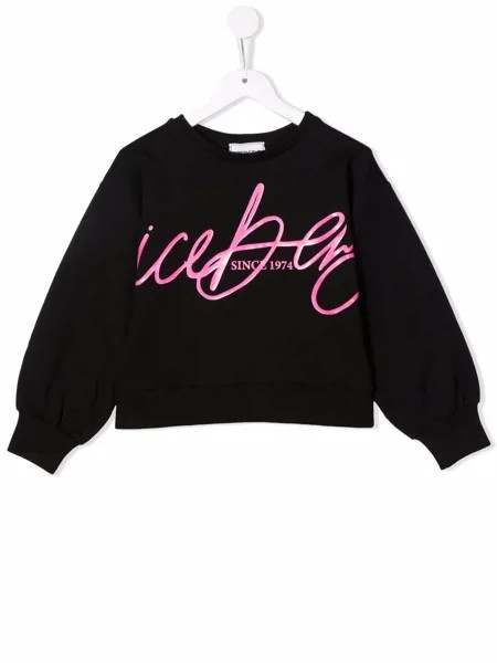 Iceberg Kids толстовка с логотипом