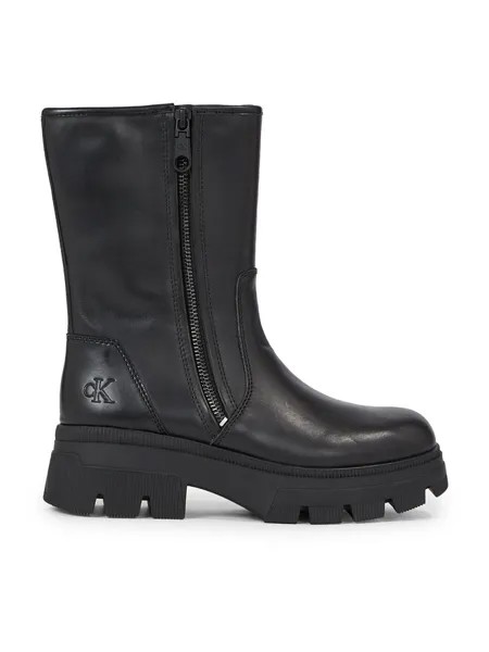 Ботинки на плоской подошве Chunky Combat Zip Boot Wn Calvin Klein, черный