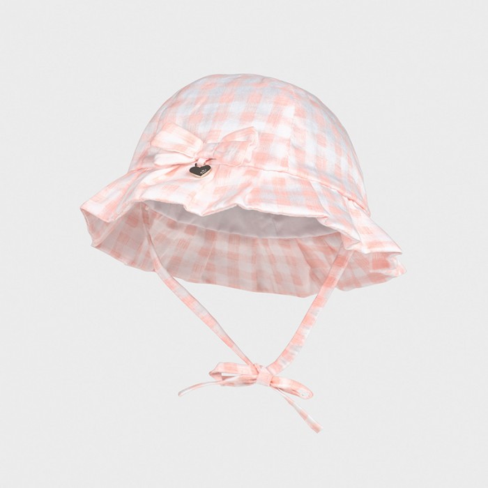 Mayoral Newborn Шапка в клетку 9371