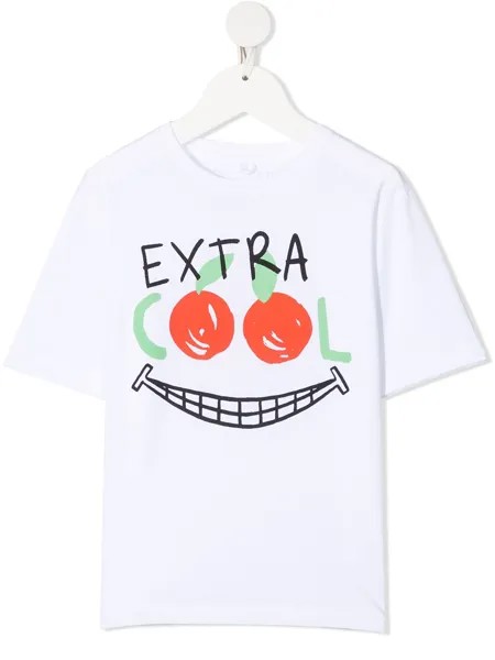 Stella McCartney Kids футболка с принтом Extra Cool