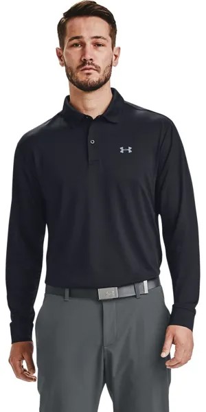 Лонгслив Under Armour Performance 2.0 Langarm Poloshirt, черный