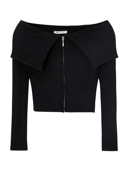 Лонгслив Pull&Bear, черный