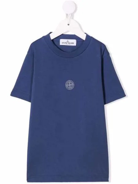 Stone Island Junior футболка с графичным принтом