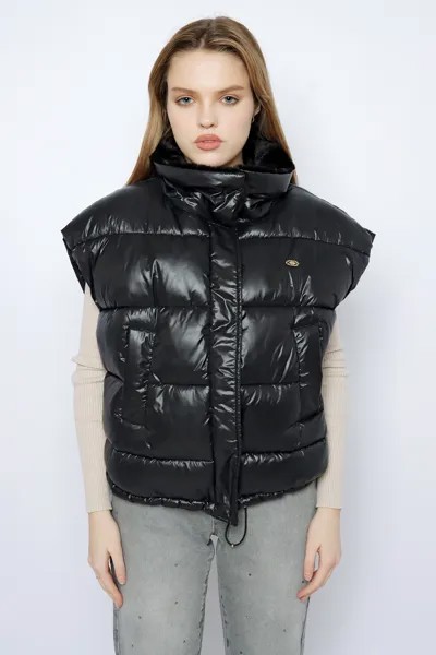 Утепленный жилет женский U.S. POLO Assn. G082SZ0100LANA22K черный 40 EU