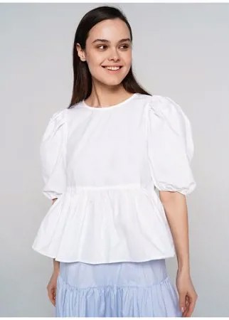 Блузка ТВОЕ A7716 размер XL, белый, WOMEN