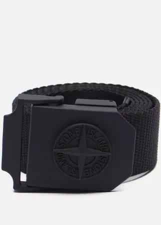 Ремень Stone Island Nylon Tape 7515, цвет чёрный, размер 110