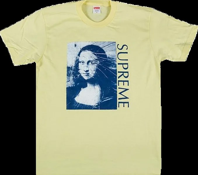 Футболка Supreme Mona Lisa T-Shirt 'Yellow', желтый