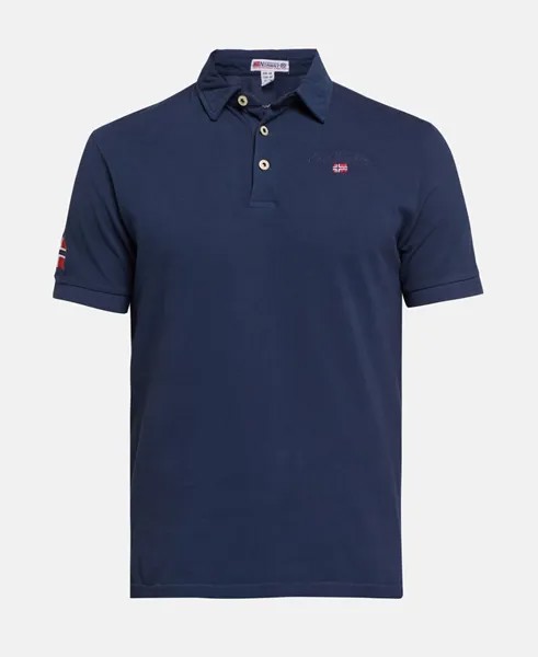 Рубашка поло Geographical Norway, темно-синий