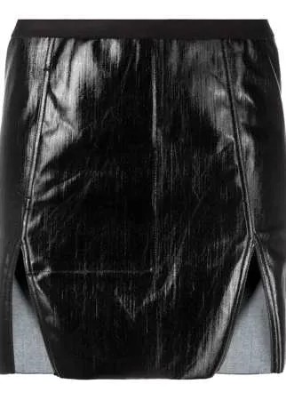 Rick Owens юбка мини с разрезом