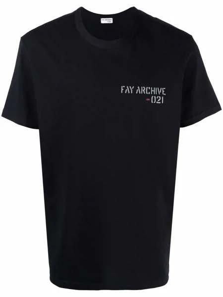 Fay logo-print cotton T-shirt