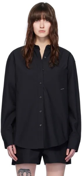 Черная рубашка с карманом Alexanderwang.T
