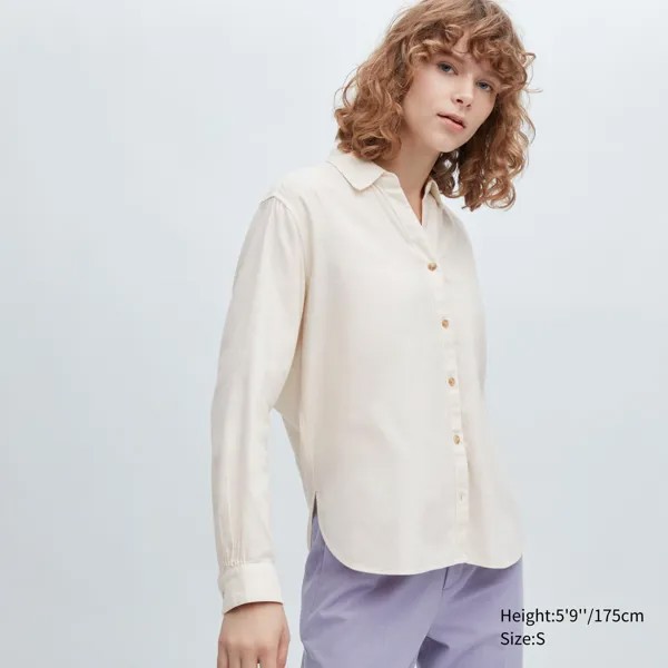 Рубашка женская UNIQLO 453405COL01 белая XS (доставка из-за рубежа)