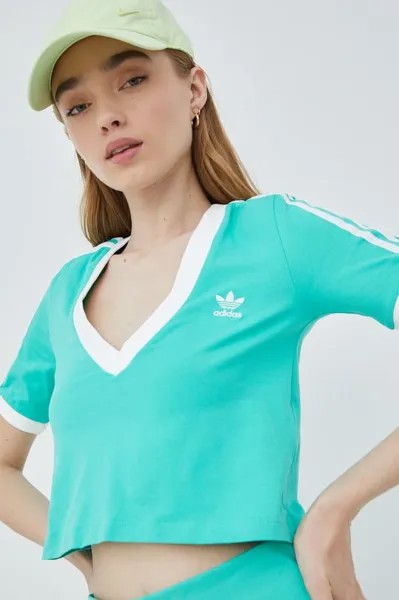 Футболка HG6596 adidas Originals, зеленый