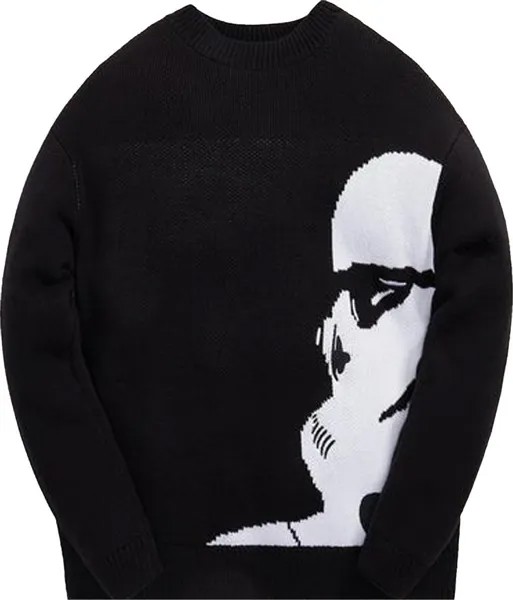 Свитер Kith For Star Wars Stormtrooper Crewneck Sweater 'Black', черный