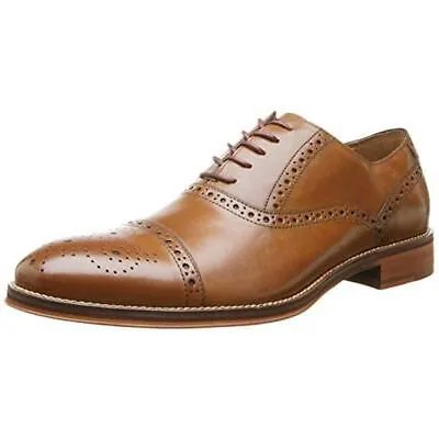 Мужские оксфорды Conard Tan Cap Toe Johnston - Murphy 9 Medium (D) BHFO 0735