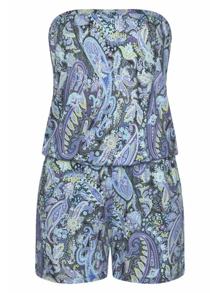 Комбинезон LASCANA, цвет blau/bedruckt