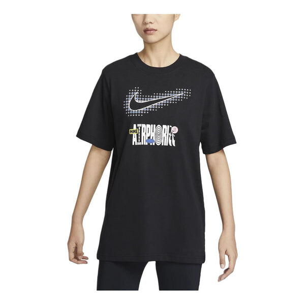 Футболка спортивная одежда графические Футболка азиатские размеры Nike, черный