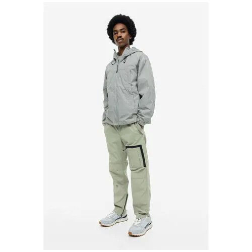 Брюки карго  H&M, размер S, зеленый