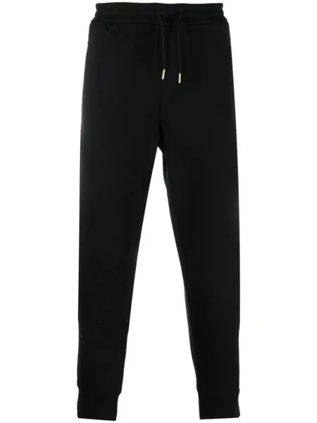 Emporio Armani спортивные брюки прямого кроя, черный
