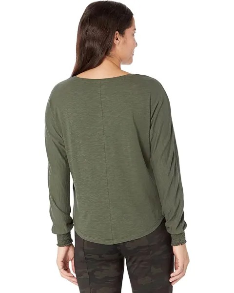 Футболка Lilla P Flame Modal Boatneck Dolman Sleeve Tee, цвет Parsley
