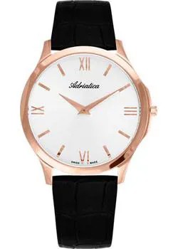 Швейцарские наручные  мужские часы Adriatica 8241.9263Q. Коллекция Twin