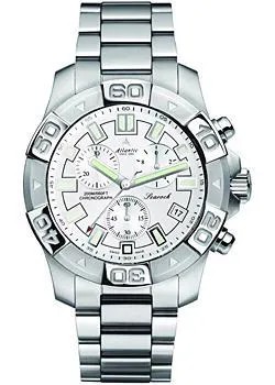 Швейцарские наручные  мужские часы Atlantic 87475.41.21. Коллекция Searock