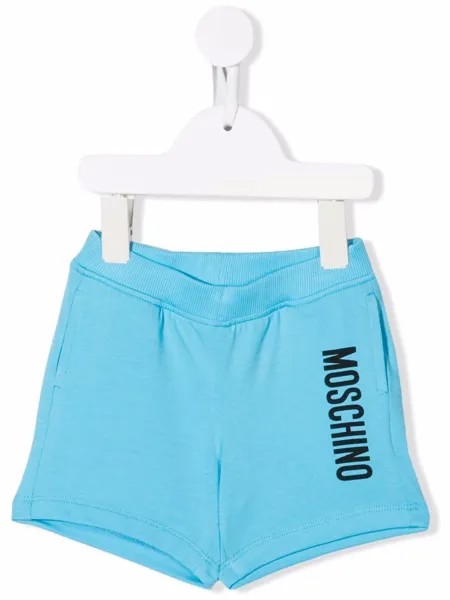 Moschino Kids шорты с логотипом