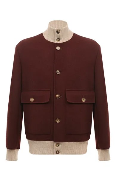 Бомбер из шерсти и кашемира Brunello Cucinelli