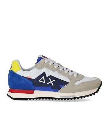 Sun68 Niki Crazy Boy White Blue Sneaker Man