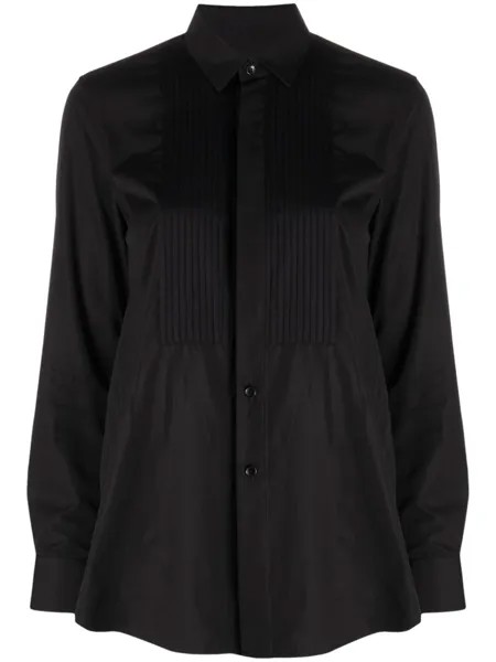 Saint Laurent декорированная рубашка, черный