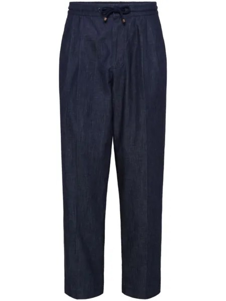 Прямые джинсы Brunello Cucinelli, синий