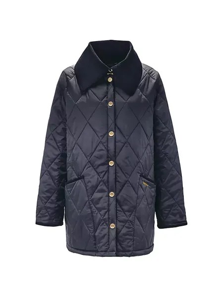 Стеганая куртка Modern Liddesdale Barbour, черный
