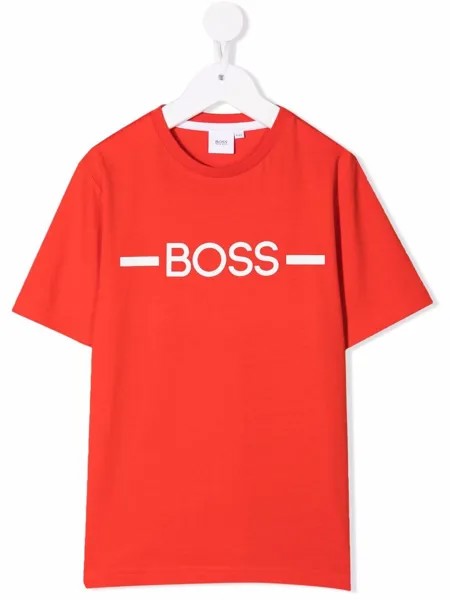 BOSS Kidswear футболка с логотипом