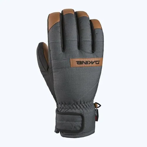 Перчатки DAKINE, подкладка, регулируемые манжеты, с утеплением, размер S, серый