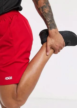 Красные спортивные шорты из быстросохнущей ткани ASOS 4505-Красный