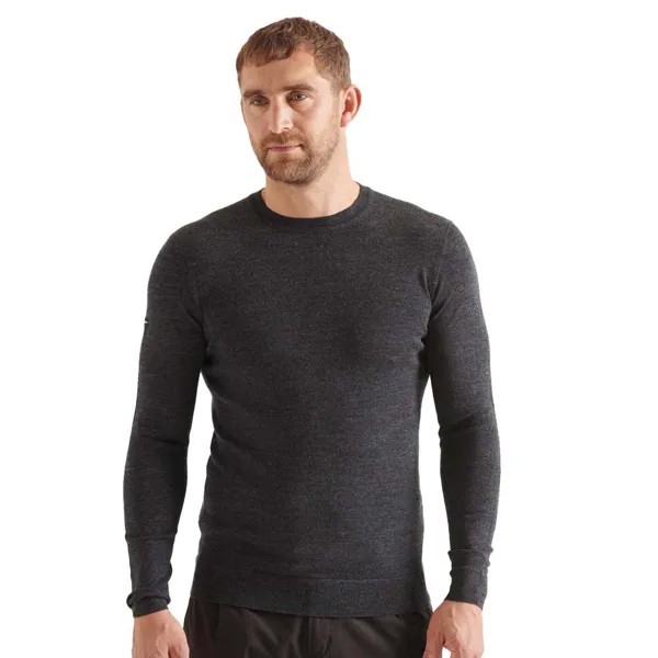 Свитер Superdry Studios Merino Crew, черный