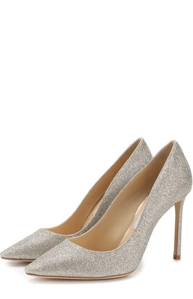Туфли Romy с глиттером на шпильке Jimmy Choo
