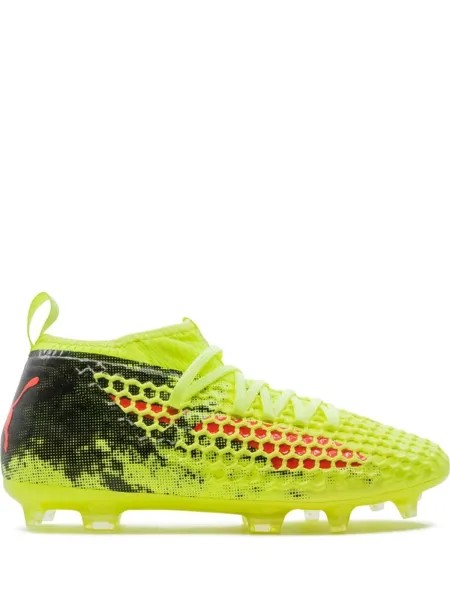 PUMA футбольные бутсы Future 18.2 Netfit FG/AG, желтый