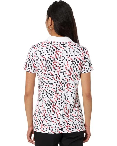 Поло Tommy Hilfiger Five Button Ditsy Polo, цвет Scarlet Multi
