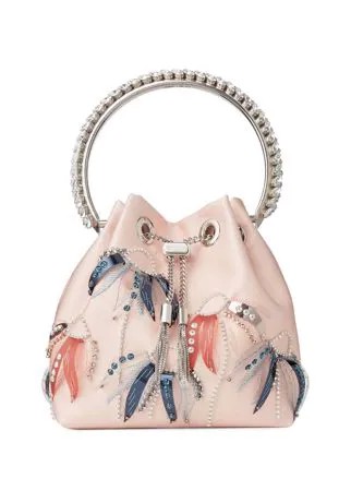 Jimmy Choo сумка Bon Bon с цветочным принтом