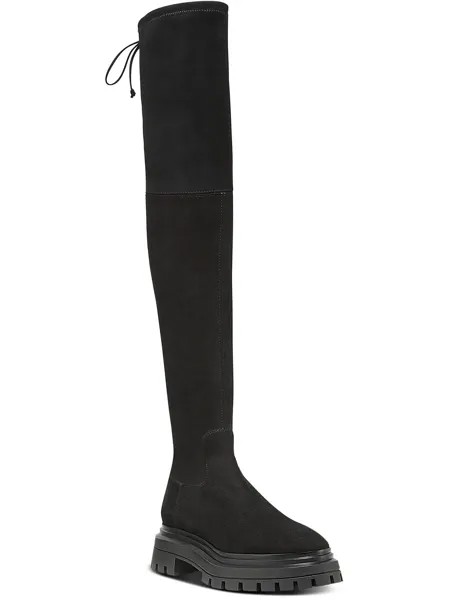 Bedfordland Boot Женские кожаные высокие сапоги до колена Stuart Weitzman, черный