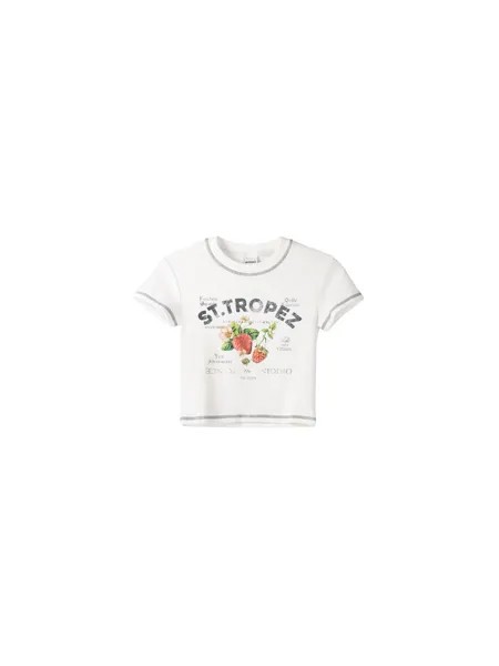 Футболка Bershka, белый