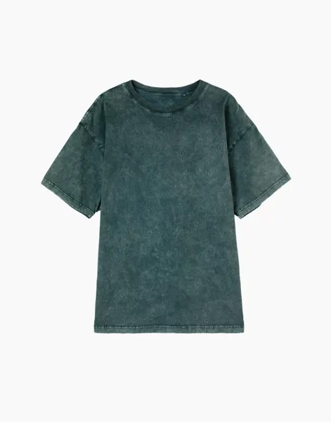Футболка мужская Gloria Jeans BKT013757 зеленая XS