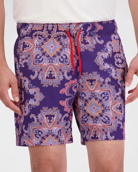 Мужские плавки с принтом Loki Medallion Robert Graham, цвет Purple