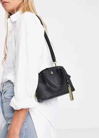 Черная сумка через плечо с верхней ручкой Steve Madden-Черный цвет