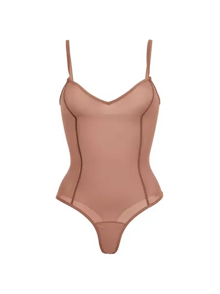 Боди All Mesh Thong Item M6, цвет milk chocolate