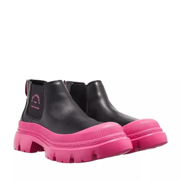 Сапоги trekka max kc short gore boot black lthr w/pink Karl Lagerfeld, черный