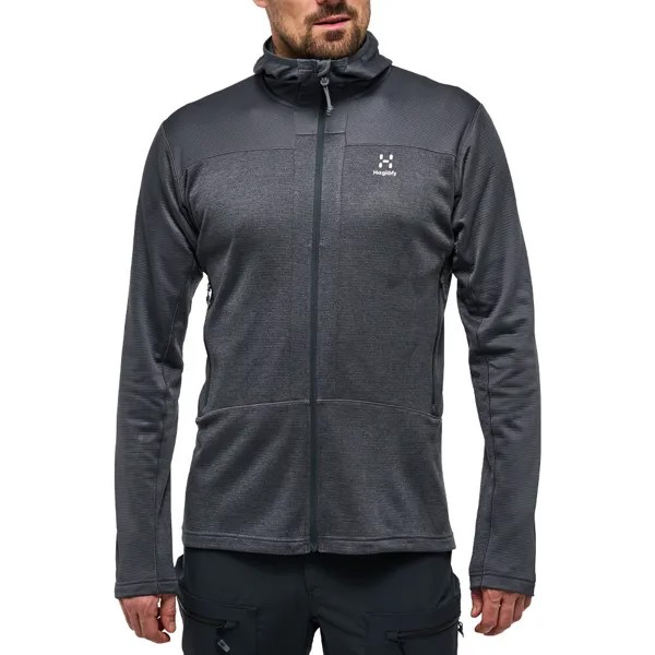 Куртка Haglofs ROC Flash Mid Hooded, серый