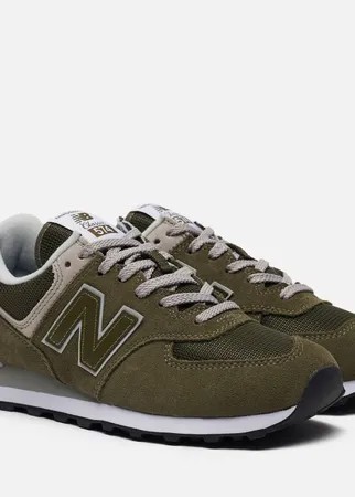 Мужские кроссовки New Balance ML574EGO, цвет оливковый, размер 44 EU
