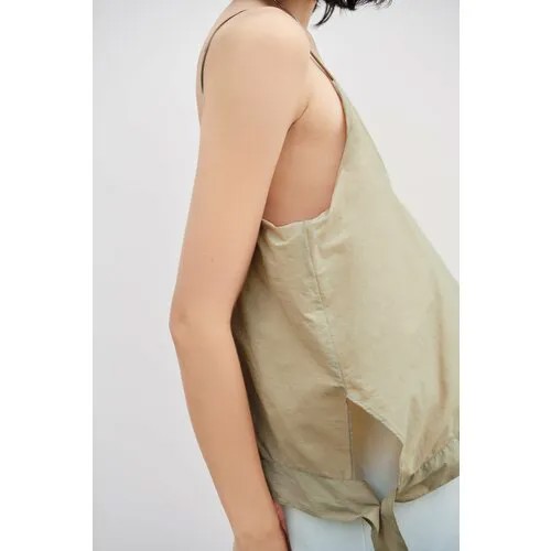 Сарафан Zara, хлопок, размер L, белый
